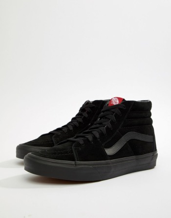 Vans Sk8-Hi Suede Crne - Muške Tenisice | 65803FVWI